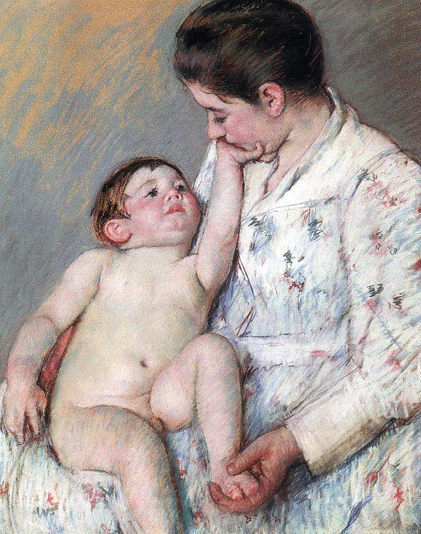 Mary Cassatt The Caress oil painting picture